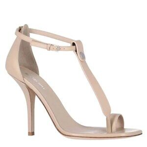 Burberry Ankle-Strap Size 37.5 Heeled Sandals Fawn/Beige